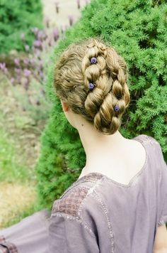 Faerie Hair, Jeyne Poole, Fenugreek For Hair, Lush Hair, Knot Stitch, French Twist Updo, Primitive Technology