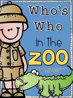 a boy in uniform standing next to a crocodile with the words who's who in the zoo