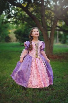 Tangled Dress, Cinderella Dress For Girls, Tangled Costume, Disney Characters Costumes, Special Ocassion Dresses, Rapunzel Costume, Disney Princess Costumes, Rapunzel Dress