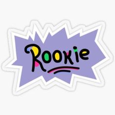 the word rooiie with an angry expression on it