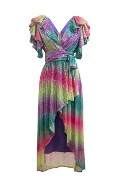 Multicolor Floor-length Party Dress, Glamorous Multicolor Floor-length Dress, Chic Sequined Maxi Evening Dress, Glamorous Multicolor V-neck Sequin Dress, Multicolor V-neck Maxi Dress For Party, Multicolor Maxi Dress For Evening Parties, Sequin Maxi Dress For Cocktail Parties, Sequin Maxi Dress For Cocktail Party Season, Sequin Cocktail Maxi Dress For Party Season