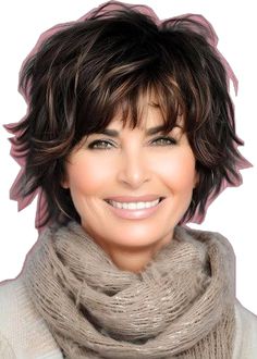 31 Sensational Short Shag Hairstyles For Women Over 60 To Get Right Now Shag With Bangs, Women Over 50 With Bangs, Over 50 With Bangs, Light Bangs, Shaggy Hairstyles, Perfect Bangs, Style Bangs, Short Shaggy Haircuts, Shag Cut