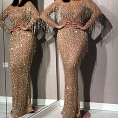 Sequin Long Dress, Dunhuang, Tassel Dress, Party Dress Long Sleeve, Long Sleeve Sequin, Women Maxi, Mode Inspo, Slim Dresses, Party Dress Long