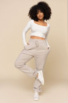 Whether it's a cozy night in or a take-it-slow Sunday morning, the Ooey Gooey Sweatpants were designed to match your comfort cravings. Pair with the Ooey Gooey Half Zip for the ultimate cozy set. Fit Stylist Tip: Thanks to its versatile waistband, you can roll it over for a low-rise fit or, keep it high-waisted! Comfortable Soft Bottoms For Fall, Comfy Relaxed Fit Pants For Relaxation, Athleisure Lounging Bottoms, Athleisure Long Pants For Lounging, Super Soft Relaxed Fit Athleisure Bottoms, Trendy Relaxed Fit Activewear For Lounging, Casual Full Length Pants For Relaxation, Full Length Casual Pants For Relaxation, Fall Bottoms With Elastic Waistband For Relaxation