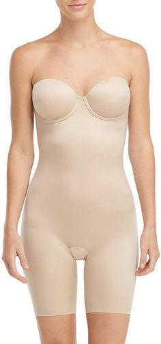 Elegant Stretch Shapewear With Removable Bra Pads, Elegant Shapewear With Removable Bra Pads, Elegant Sculpting Backless Shapewear, Elegant Shaping Bodysuit With Adjustable Straps, Elegant Micro-elastic Lined Body Shapewear, Elegant Sculpting Shapewear With Built-in Bra, Elegant Solid Color Backless Shapewear, Elegant Bodysuit With Built-in Bra And Micro-elastic Fit, Elegant Backless Smoothing Shapewear