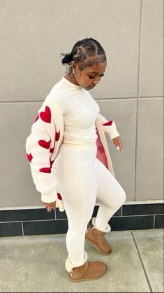 Creme Leggings Outfit, Valentine's Day Outfit Black Women, Chill Outfits Baddie, Winter Outfits Black Women, Stylish Summer Outfits, Chill Fits