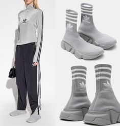 ad eBay - Find many great new & used options and get the best deals for Balenciaga X Adidas Speed Lt Unisex Knit Sock Trainers Shoes at the best online prices at eBay! Free shipping for many products! Balenciaga X Adidas, Sock Sneakers, Trainers Shoes, Balenciaga Shoes, Hot Shoes, Tomboy Fashion, Sneaker Collection, Shoes Trainers, Sneakers Shoes