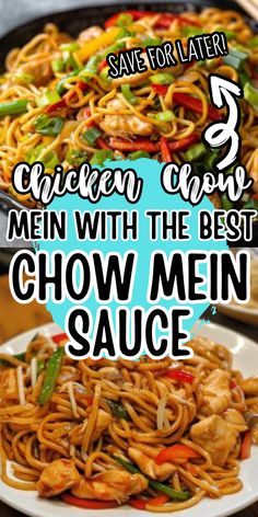 Chicken Chow Mein with the Best Chow Mein Sauce Chicken Chow Mein With The Best Sauce, Chow Mein Sauce Easy, Chicken Casserole With Chow Mein Noodles, Homemade Chow Mein Recipe, Diy Chow Mein, Chicken Chow Mein Sauce Recipe, Authentic Chow Mein Recipe, Chicken Chow Mein Sauce, Chicken Chow Mein Recipe Old Fashioned