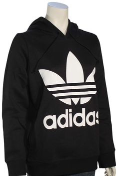 Surfboards Etc - Adidas Trefoil Women's Pullover Hoody - Black / White - New>      About Us  |  Contact Us      Boardshorts   Rash Guards   Sandals   Hats   T-Shirts Adidas Trefoil Women's Pullover Hoody - Black / White - New Item Details We are an authorized dealer for every item we carry. In every case, we buy directly from the manufacturer or from an authorized distributor. If you would like more detail regarding the source of this product, do not hesitate to contact us. The Adidas Trefoil Wo Black Adidas Hoodie With Logo, Black Adidas Logo Sportswear Hoodie, Black Adidas Logo Hoodie, Black Adidas Sportswear Hoodie, Black Adidas Hoodie Sportswear, Black Casual Adidas Logo Hoodie, Casual Black Adidas Logo Hoodie, Casual Black Adidas Hoodie, Black Adidas Logo Hoodie In Athleisure Style