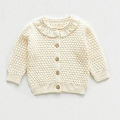 wholesale Baby girls Sweater trendy Jacket Baby Sweater Coat spring Winter Sweaters in bulk - PrettyKid Baby Girl Clothes Winter, Coat Spring, Girls Jumpers, Girls Sweater, Trendy Jackets, Romper And Jacket, Baby Jumpsuit