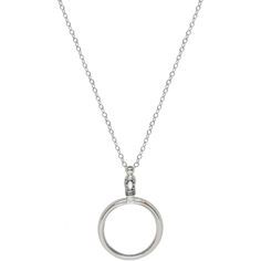 2 1/4 x 3" Magnifying Glass Neckalce with Acrylic Stones on 30" Rope Chain in Silver Tone Hermione Halloween Costume, Magnifying Glass, Rope Chain, Silver Tone, Silver Necklace, Harry Potter, Fashion Jewelry, Sunglasses, Chain