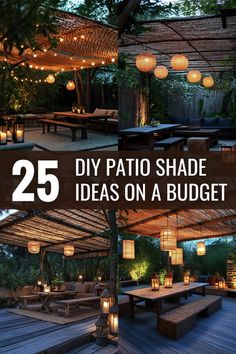 the 25 diy patio shade ideas on a budget