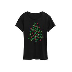 She will love showing off her style with this Women's Paw Print Christmas Tree Graphic Tee. FEATURES Short sleeves ScoopneckFABRIC & CARE Light Gray and Heater: Cotton/Polyester, Solid Colors: Cotton Machine wash Imported Size: Xxl. Color: Black. Gender: female. Age Group: adult. Paw Print Christmas, Christmas Tree Graphic, Tree Graphic, How To Show Love, Her Style, Light Gray, Paw Print, Gender Female, Solid Colors