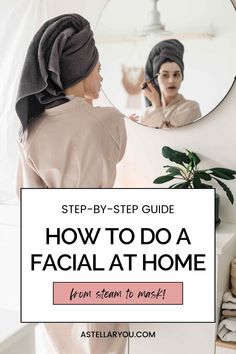 Learn step-by-step how to do a facial at home from steam to mask. Unlock your skin glow! Thayers Witch Hazel, Facial Steaming, Severe Acne, Simple Skincare Routine, Diy Facial, Acne Problem