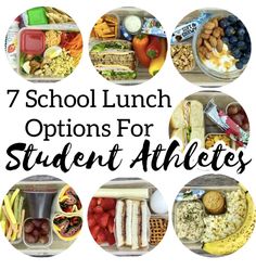 school lunch options for student athletes