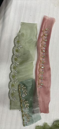 Dupatta Border Designs Ideas, Dupatta Border, Suit Embroidery, Agha Noor, Lace Dress Design, Gotta Work, Saree Embroidery, Vegetarian Fast Food