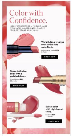 Beauty Counter, Design Campaign, Beauty Advertising, Makeup Brushes Guide, Sheer Lipstick, Beautiful Lipstick, Beauty Rituals, Digital Marketing Design