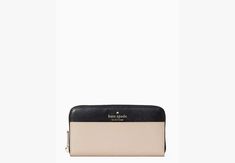 Staci Large Continental Wallet | KATE SPADE OUTLET Nimbus Gray, Kate Spade Outlet, More Is More, Mini Bucket Bags, Mini Bucket, Large Wallet, Kate Spade Wallet, Embossed Logo, Christmas List