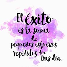 the words in spanish are written on watercolor paper, and it is purple with black ink