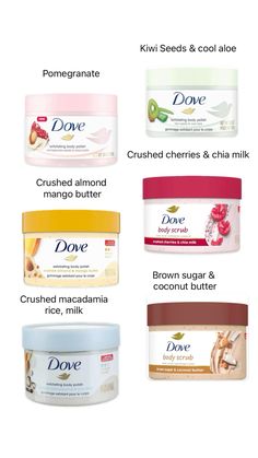 Products For Body Skin Care, Body Creme, Dove Exfoliating Scrub, Body Skin Care Products, Dove Exfoliating Body Polish, Body Skincare Routines, Affordable Body Care Products, Body Scrub Dove, Dry Body Skin