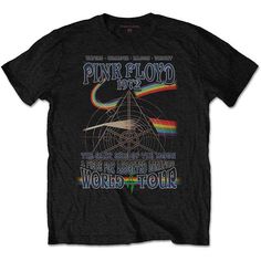 Assorted Lunatics (Import) Dave Gilmour, Pink Floyd Shirt, Pink Floyd T Shirt, Pink Floyd, Quality T Shirts, Black Tshirt, Shirts Tops, Types Of Sleeves, Mens T