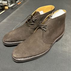 These Are Brand New And Never Worn. I Should Have Sized Down When I Bought Them So They’re Way Too Big For Me. These Are A Perfect Addition To Any Men’s Shoe Collection And Will Elevate You Casual Looks And Work With Some Dressier Outfits As Well. You Won’t Be Disappointed With These Boots. Sizing: Us 10 / Uk 9 / Eu 43 Classic Chukka Boots With Suede Lining For Business Casual, Classic Formal Chukka Boots With Suede Lining, Classic Fitted Chukka Boots With Plain Toe, Classic Chukka Boots With Suede Lining And Wingtip, Classic Suede Chukka Boots For Formal Occasions, Classic Suede Chukka Boots For Formal Wear, Classic Formal Chukka Boots With Stitched Sole, Classic Lace-up Boots For Semi-formal Occasions, Classic Formal Suede Chukka Boots