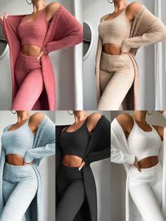 Cozy Fitted Loungewear Sets, Cozy Fitted Sets For Winter, Cozy Fitted Winter Sets, Fitted Sleeveless Sets For Fall, Sleeveless Solid Color Loungewear Sets, Fitted Sleeveless Winter Set, Womens Loungewear Sets, Women's Loungewear, Black Camel