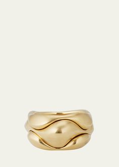 Find VRAM Yellow Gold Cayrn Ring on Editorialist. Vram ring from the Cayrn Collection Approx. ring size: 6.5 18karat yellow gold Made in the USA Unique Yellow Gold Dome Ring With Polished Finish, Yellow Gold Rings With Polished Finish, Unique Yellow Gold Rings With Polished Finish, Coil Ring, Natural Emerald Rings, Emerald Ring Gold, Yellow Rings, Gold And Silver Rings, Linking Rings