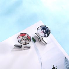 Personalized Crystal Epoxy Covered Photo CuffLinks in Stainless Steel Formal Stainless Steel Jewelry For Valentine's Day, Silver Metal Jewelry Gift, Silver Metal Jewelry For Anniversary Gift, Silver Round Jewelry For Father’s Day, Silver Round Jewelry For Father's Day, Formal Personalized Metal Jewelry, Silver Metal Jewelry For Birthday Gift, Elegant Silver Jewelry For Father's Day, Groomsmen Cufflinks