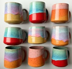 Unbothered Moisturized Happy, Thrown Mugs, Ceramics Pottery Mugs, Ceramics Mugs, Glazing Ideas, Tassen Design, Pottery Inspo, Pottery Glazes, Pottery Classes