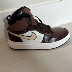 Women’s Size 9 Jordan 1 Brown/Oatmeal Brown Jordan 1 Women, Jordan 1 Brown Basalt Oatmeal, Nike Shoes Jordans, Nike Jordan, Jordan Shoes, Jordan 1, Nike Women, Athletic Shoes, Nike