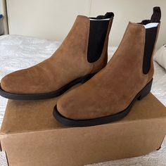 Brand New In Original Box And Packaging Never Worn Smoke Free Pet Free Home Firm On Price Final Sale No Trades Brown Chelsea Boots Women, Brown Chelsea Boots, Anthropologie Shoes, Chelsea Boots Women, Boots Women, Chelsea Boots, Bootie Boots, Final Sale, Original Box