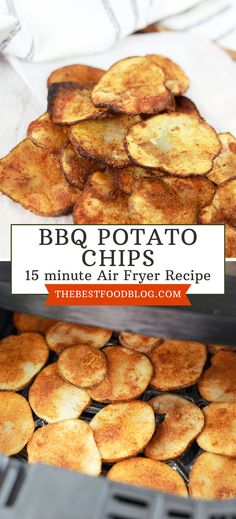 Crispy, crunchy, and irresistibly snackable, these Air Fryer Potato Chips are a breeze to make! Enjoy the classic chip flavor with the convenience of air frying. Diy Barbecue, Barbecue Seasoning, Homemade Barbecue, Favorite Recipes Dinner, Homemade Bbq