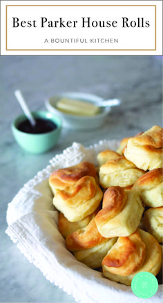 the best parker house rolls recipe on a white plate