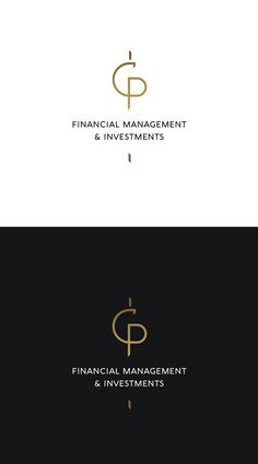 the logo for financial management and investments, which is designed to look like a letter p