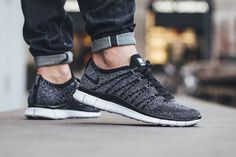 Nike Free Flyknit NSW "Black/Black-White" - EU Kicks: Sneaker Magazine Running Everyday, Adidas Shoes Outlet, Street Sneakers, Nike Flyknit, Keep Running