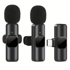 two microphones are connected to each other