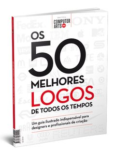 the book cover for 50 melhores logos de todos os tempros