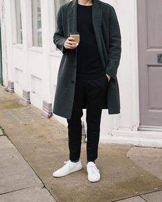 Male Aesthetic, Men Coat, Streetwear Styles, Mens Fashion Casual Winter, Winter Fashion Coats, Mens Fashion Smart, Neue Outfits