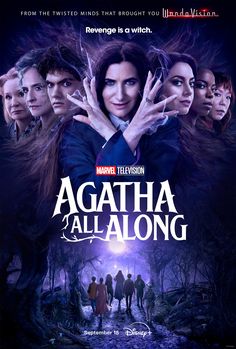 the poster for the upcoming movie,'agathha all along '