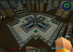 Minecraft Library, Minecraft Structures, Building Map, Minecraft Tips, How To Play Minecraft, Survival Mode, Disney Infinity