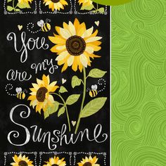 Discover the perfect combination of warmth and cheer with this You Are My Sunshine Cotton Fabric Fat Quarter Bundle by Timeless Treasures. With its 8 FQ's and delightfully whimsical Sunflower Chalkboard Panel, you can enjoy sunshine-inspired cheer that will bring joy to your quilt projects. Includes perfect coordinating blenders that add to the bundle's vibrant motifs, making it a sublime and versatile choice for all of your crafting needs. 100% Cotton fabric by Gail Cadden /You Are My Sunshine Sunflower Fabric, Kids Bridal, Nursery Quilt, Bee Fabric, Watermelon Party, Panel Fabric, Bee Farm, Marcus Fabric, Precut Quilts