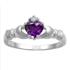 Heart Birthstone Ring Silver Wedding Engagement for Women Jewelry Brand Name: Genuine-GemstoneMetals Type: BrassGender: WomenMaterial: MetalStyle: Cute/RomanticRings Type: Wedding BandsShape\pattern: HeartSurface Width: 9mmSetting Type: Prong SettingOccasion: WeddingItem Type: Rings Rings Pandora, Heart Promise Rings, Friendship Ring, Amethyst Heart, Friendship Rings, Silver Anniversary, Anniversary Jewelry, Silver Plated Jewelry, Rings Jewelry