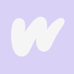 the letter w in white on a purple background