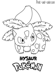 the pokemon coloring page is shown in black and white