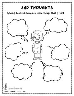 Emotion Worksheets — A Ducks Therapist Play Therapy Worksheets, Identifying Emotions Activities For Kids, Feeling Worksheet, Family Therapy Worksheets, Family Therapy Activities, Kids Feelings