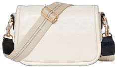 White Saddle Bag For Everyday Use, White Saddle Bag With Removable Pouch For Everyday Use, Modern White Saddle Bag For Everyday Use, Cream Belt Bag For Everyday Use, White Saddle Bag For Travel, Cream Crossbody Belt Bag For Everyday Use, Saddle Crossbody Bag, Universal Thread, Same Day Delivery