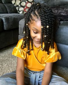 Twisted Hair, Girls Natural Hairstyles, Natural Hairstyles For Kids, Flat Twist