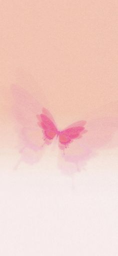 a pink butterfly flying through the air