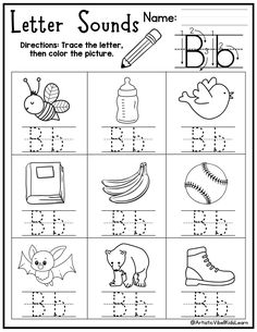 26 Printable Alphabet Letter Sounds Worksheets. Kindergarten Handwriting and Phonics.tracing and Coloring Alphabet - Etsy Sounds Worksheets Kindergarten, Letter Sounds Worksheets, Alphabet Beginning Sounds, Alphabet Sound, Kindergarten Handwriting, Sign Language Lessons, Beginning Sounds Worksheets, Alphabet Sounds, Playful Illustration